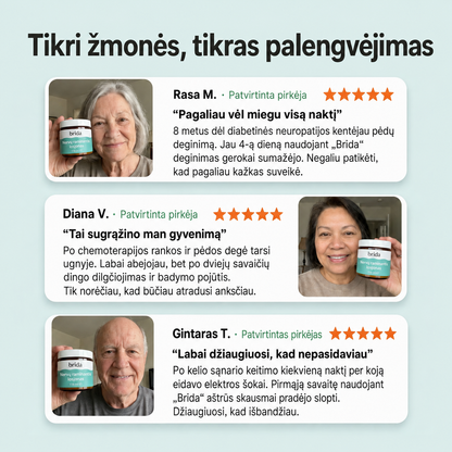 Brida nervų skausmą malšinantis losjonas