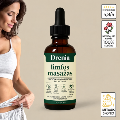 Drenia® limfos drenažą skatinantys lašai