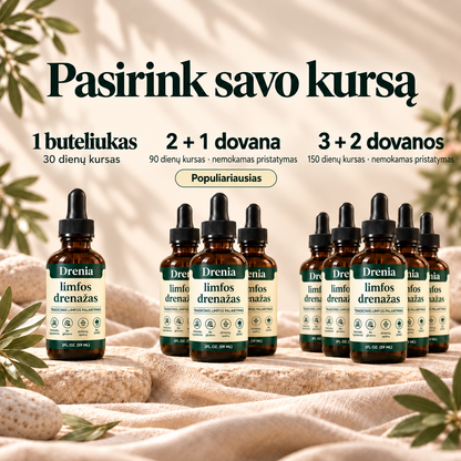 Drenia® limfos drenažą skatinantys lašai