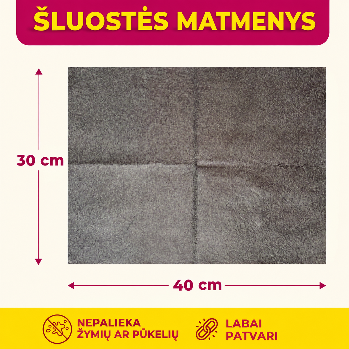 Mikropluošto stebuklinga šluostė (5 vnt. rinkinys)